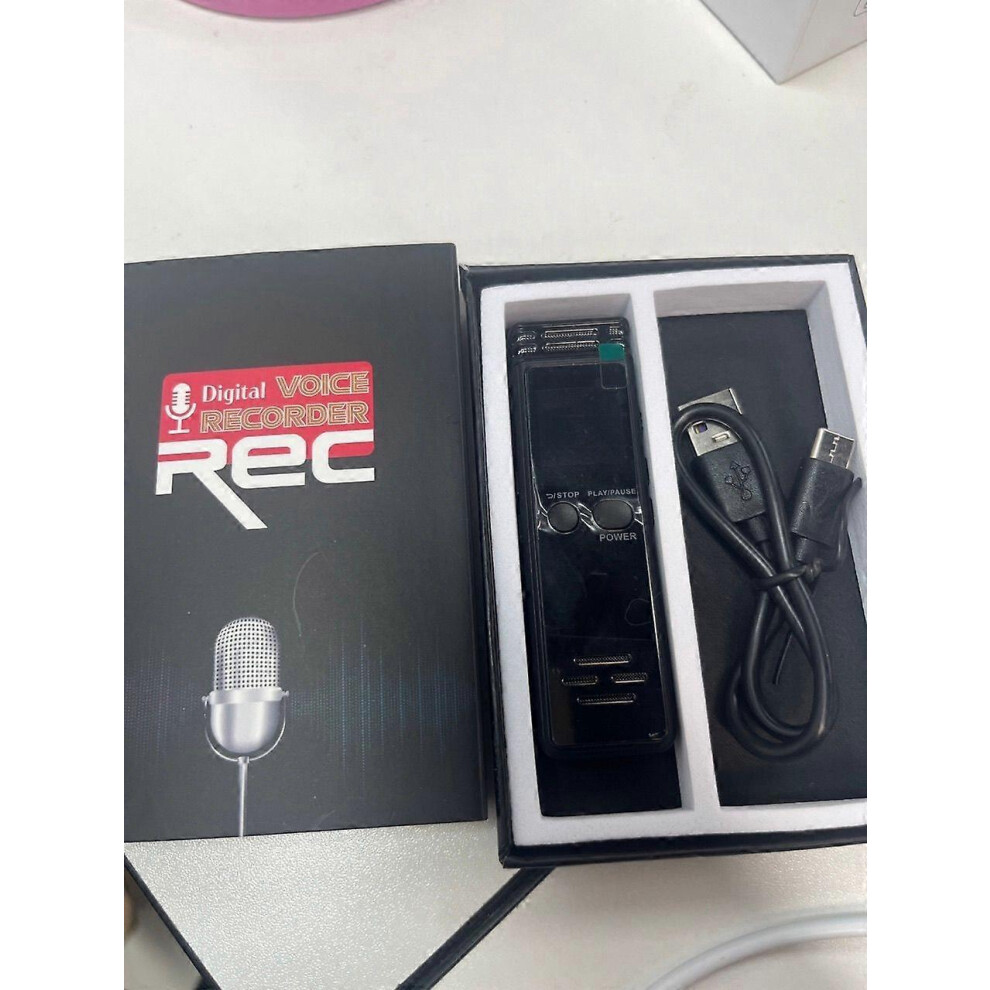 (As show, One size) Digital Voice Recorder 8GB Activated Record Playback with Mic and Speaker 1536KBPS High Recording Support Password Protection TFT-image-OPC-PHG9Q55-NEW
