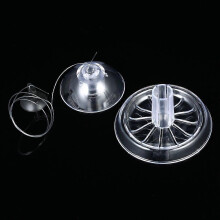 (As show, One size) Plastic Clear Snail Trap Free Bait for Aquarium Fish Tank Plants Planarian Leech Catch Environment