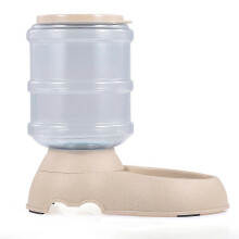 (As show, One size) 3.75L Automatic Gravity Food Feeder Dog Cat Food Bowl PET Large Capacity Food Dispenser for Pet Cat Dog