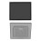 (As show, One size) Industrial Panel Computer 17 Inch TFT LCD Capacitive Touch Screen Embedded Panel PC 100240V US Plug 2