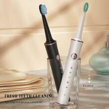 (As show, One size) Electric Toothbrush Oral Care Rechargeable Toothbrush 2-Minute Timer 30-Second Reminder 180-Minute Battery Life IPX7 Waterproof Comfortable Grip