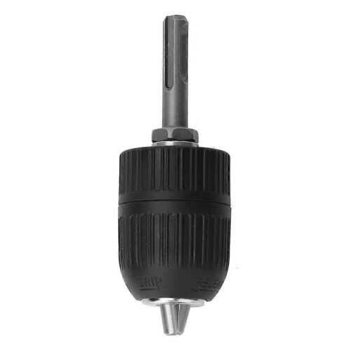 (As show, One size) 2-13mm 1/2-20UNF Self locking Keyless Chuck Impact Hammer Drill Bit Conversion Holder 1