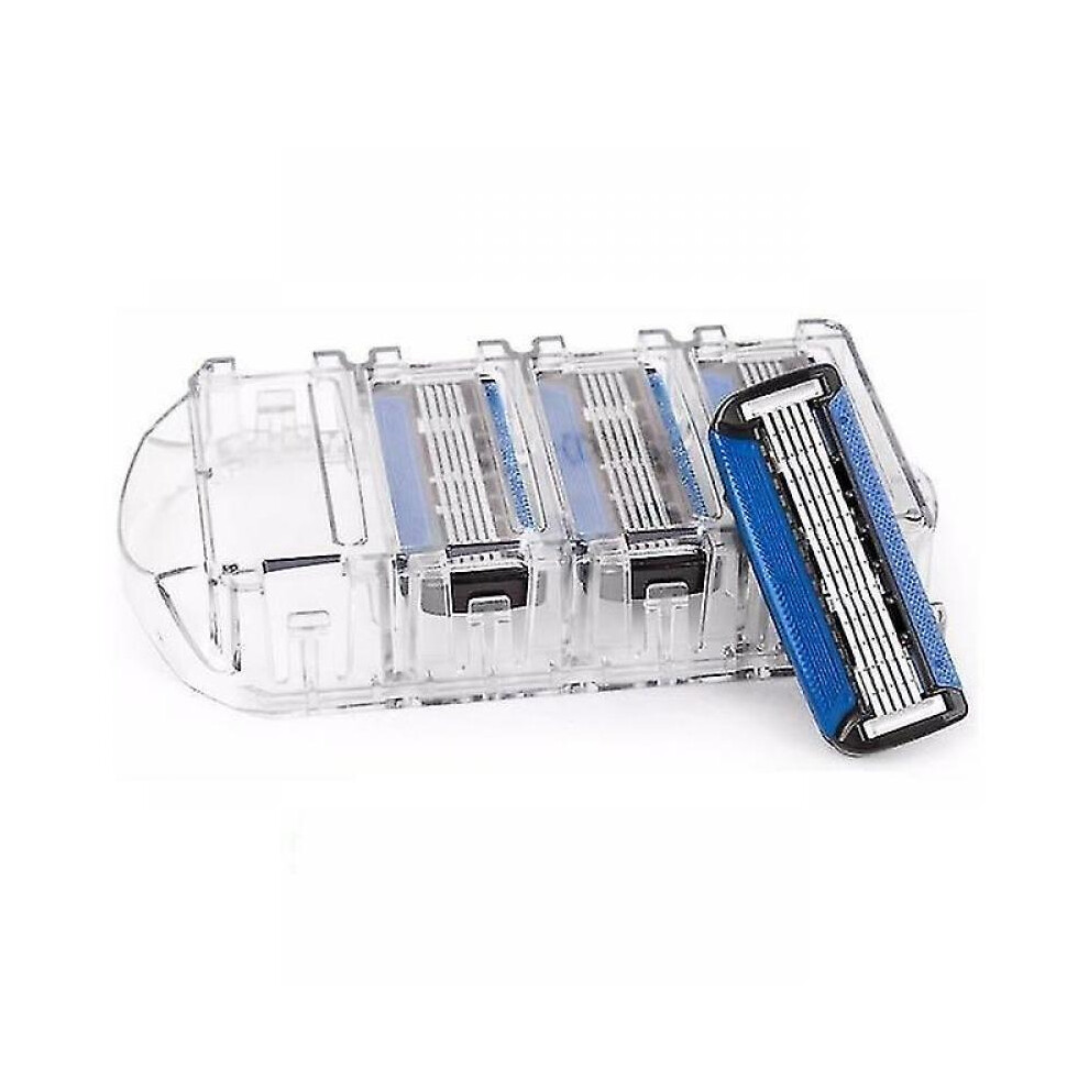 4 Cartridges Stainless Steel Blade for Manual Shaving Razor