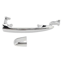 (As show, One size) Rear Sliding Door Outer Handle Chrome Left Right FIt compatible with Alphard 2003-2008 6923058010