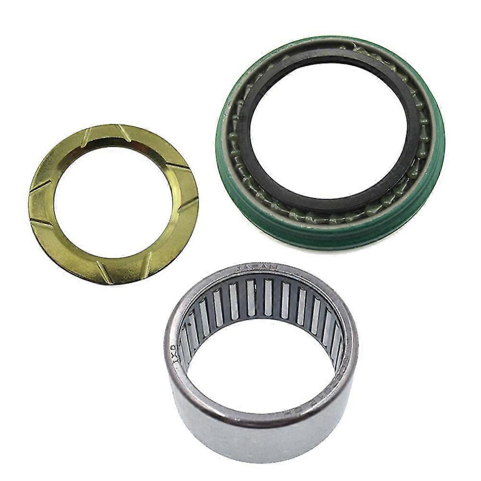 (As Show, One Size) Knuckle Bearing Spacer Oil Seal Set Compatible With Montero 2Nd L200 3Rd 1990-2005 Mb160850 Mb160670 Mb160671 4909775741636