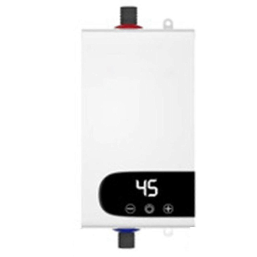 Kikidex (As Show, One Size) 4500W Newest Water Heater Instant Water Heater Instantaneous Faucet Tap Hot Water Crane Led Digital Eu Plug