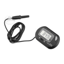(As show, One size) Digital Aquarium Thermometer LCD Screen Sensor Aquarium Water Thermometer Controller Wired Fish Tan