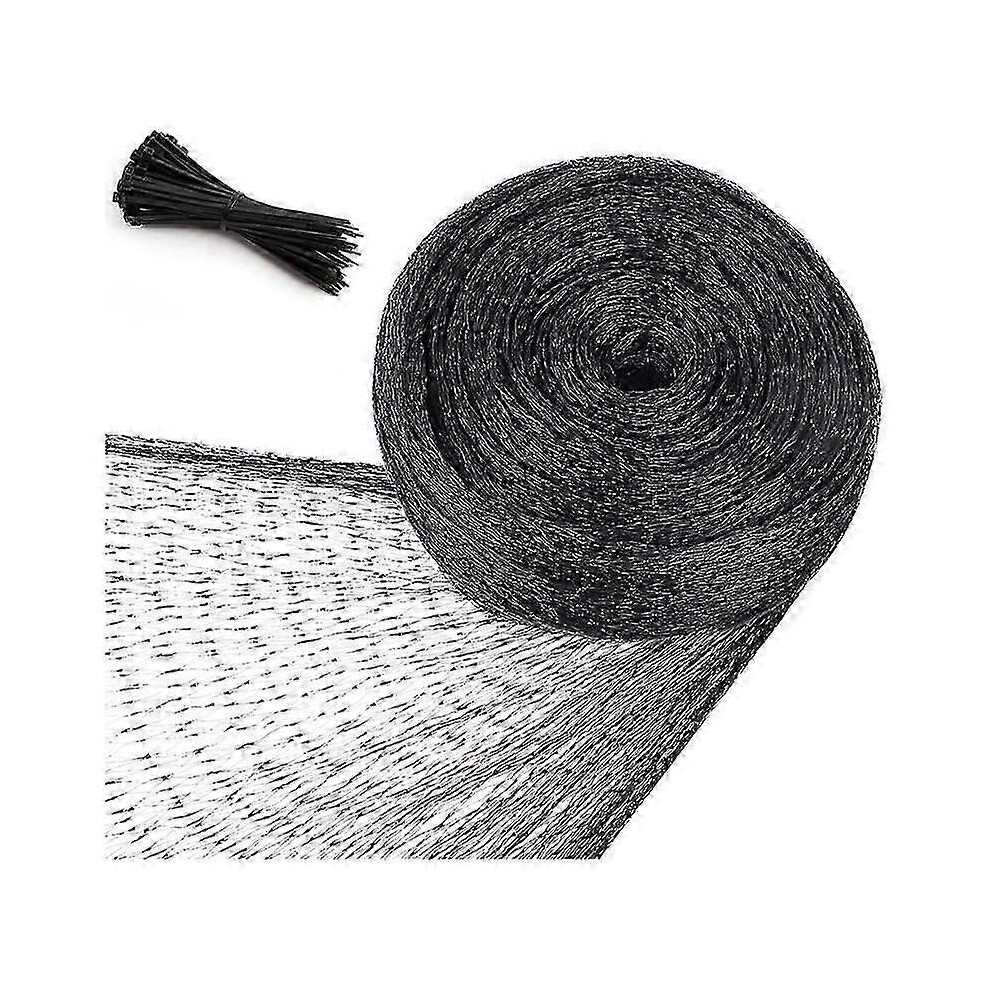 (As show, One size) Bird Netting compatible with Garden Protection, 4X10M Garden Netting, Poultry Netting compatible with Chicken Coop, Deer Fe-image-OPC-PHG9TG6-NEW