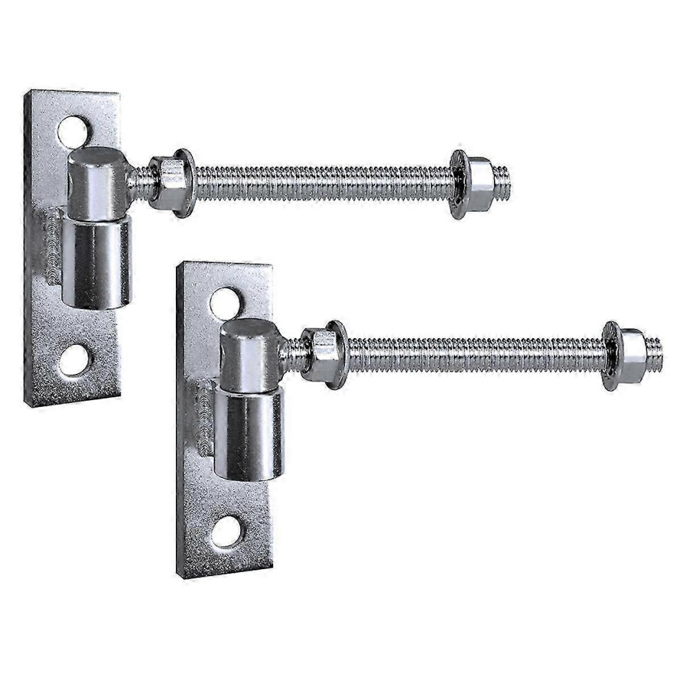 (As Show, One Size) Gate Hinges Heavy Duty Wood Fence,J Bolt Gate Hinge Compatible Wood Fence,Steel Welded Hinge Compatible Farm Gate, 6 Inch 2Pack 4909775741209