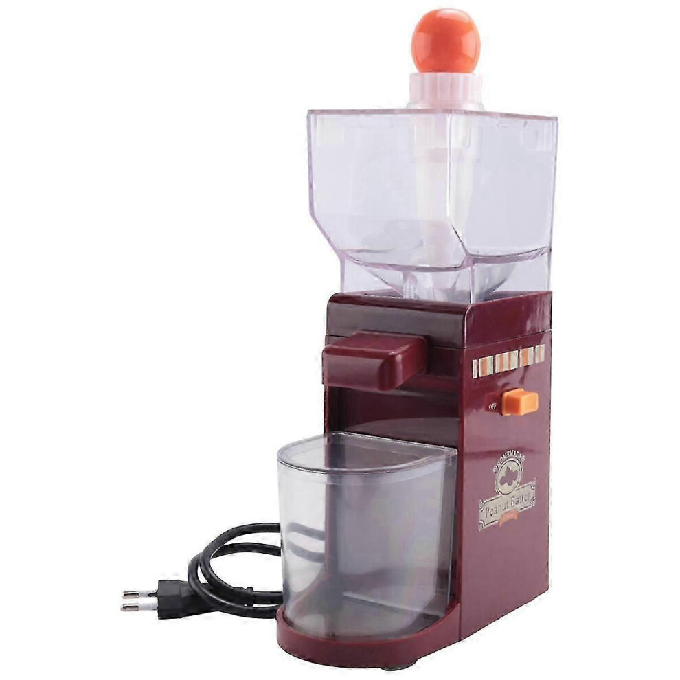 Kikidex (As Show, One Size) Electric Peanut Butter Maker Machine,Sesame Sauce Nut Grinder,Automatic Milling Grinding Machine,Compatible With Grinding Eu Plug Grain
