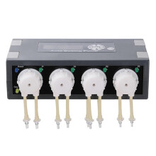 (As show, One size) Titration Pump DP Series Peristaltic Pump Multi- Automatic Precision Aquarium Coral Feeder(EU Plug)