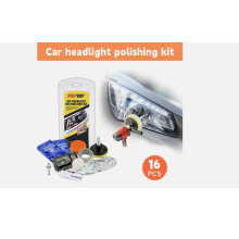 16pcs Car Headlight Lens Restoration & Polishing Cleaner Repair Kit