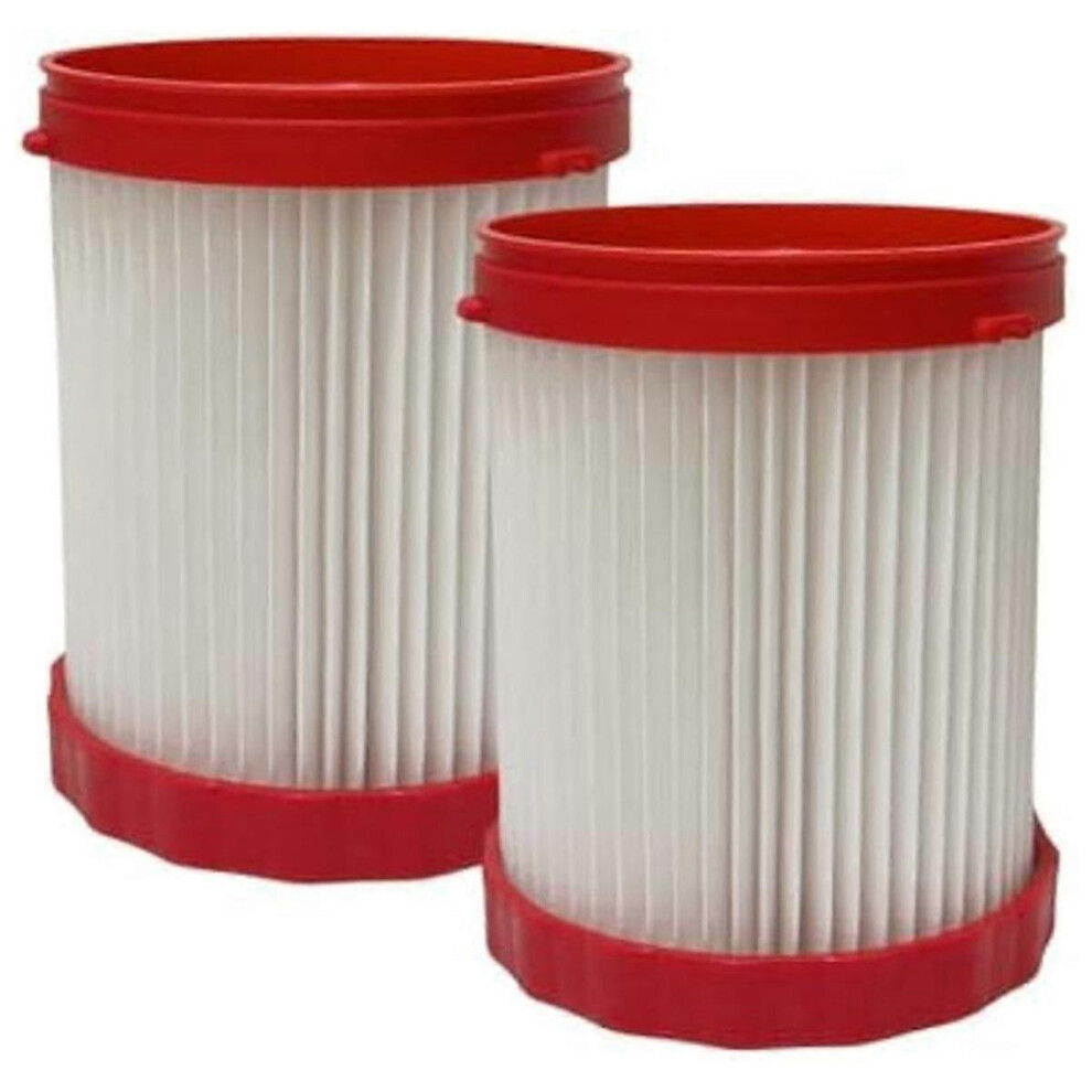 Kikidex (As Show, One Size) 2Pcs Vf320h Hepa Vacuum Filter Replacement Compatible With 18V 2.6-Gallon Wet/Dry Vacuum Cleaner Gas18v-3/Gas18v-10L
