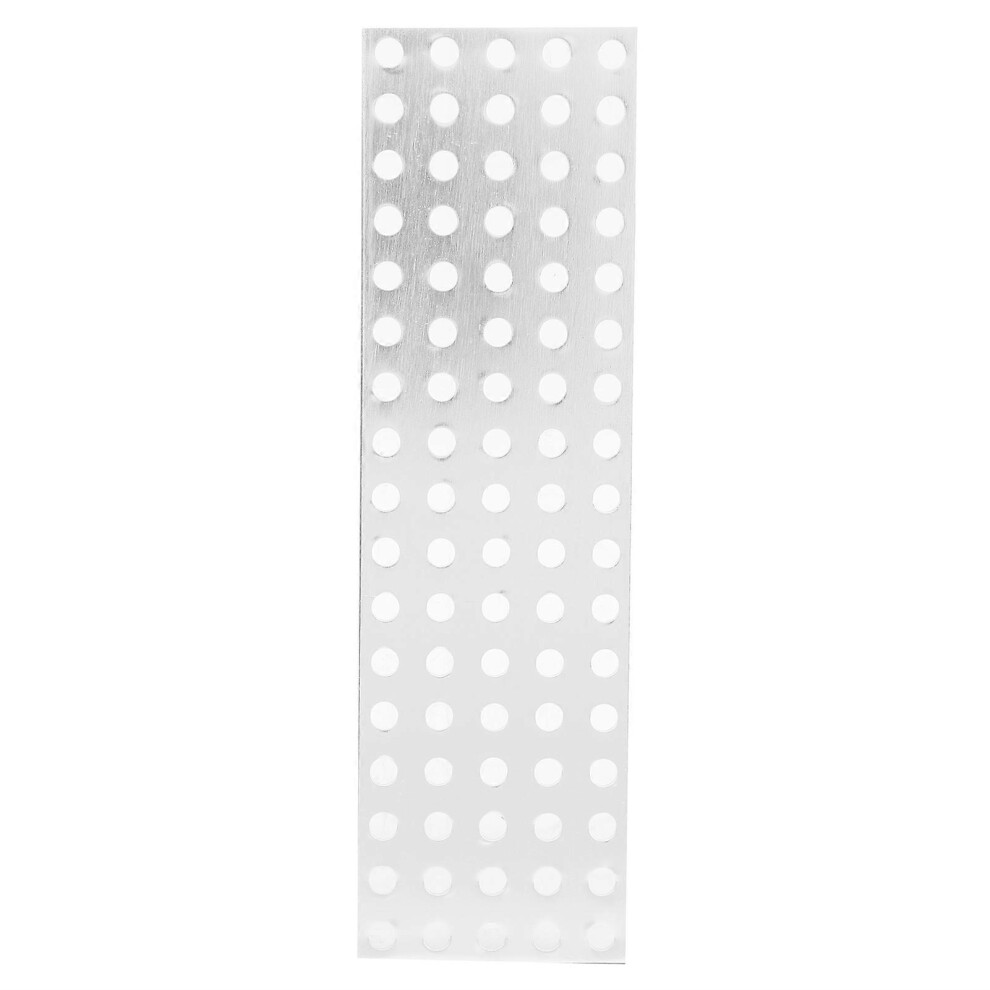 (As show, One size) Aluminum Grid Plates Simple Mesh Orifice Board 311600400136 5 x 17 Holes 40 x 136mm-image-OPC-PHG9WHM-NEW