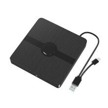 (As show, One size) External Blu-Ray DVD Drive USB 3.0 Portable Optical Drives CD DVD Burner Player Reader compatible with Laptop