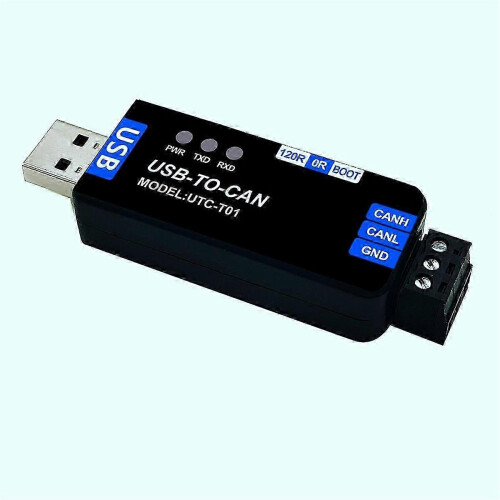 (As show, One size) USB to CAN Module CAN Analyzer USB to CAN Adapter USB CAN Bus Analyzer Portable Debugging Assistant Module 2