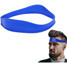 Neckline Shaving Template, Flexible Curved Silicone Haircut Band Hair Cutting