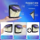 Solar Power PIR Motion Sensor Wall Light 128 LED Garden Security Lamp 2