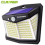 Solar Power PIR Motion Sensor Wall Light 128 LED Garden Security Lamp 1