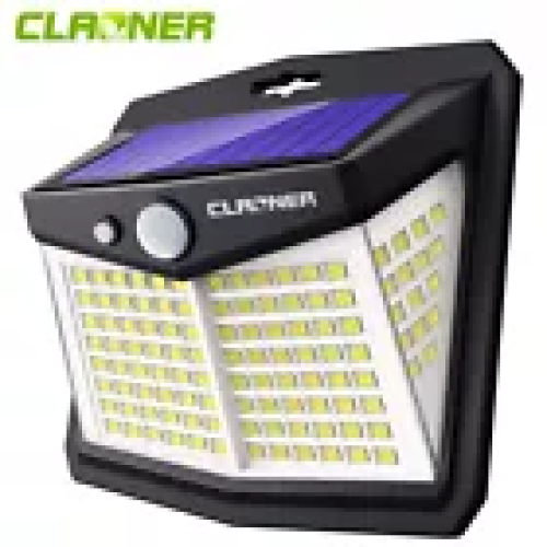 Solar Power PIR Motion Sensor Wall Light 128 LED Garden Security Lamp