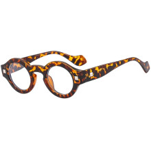 (Hawksbill, +3.00 strength) For Men Women Blue Light Blocking Round Reading Glasses Retro Readers All Power