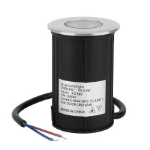 (As show, One size) 1W 12V LED Waterproof Aquarium Fountain Pond Pool Underwater Spot Light Lamp