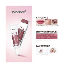 (As show, One size) Cream 3-In-1 Lip + Cheek + Eye, Cheek Blush & Lip & Eyeshadow Makeup Stick Easy to Use Waterproof