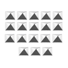 (As show, One size) 18Pcs Snowboard Stomp Pad Snowboard Grip Stomp Pad Anti Slip Snowboard Step Pad Snow Board Mat