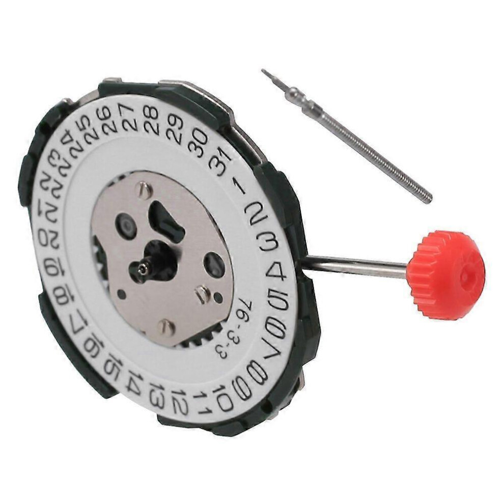 Kikidex (As Show, One Size) Compatible With Miyota 2115 Quartz Movement Repair Replacement Watch Accessories Date At 3 Compatible With Men's Watches