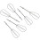 (As show, One size) 3 Sets Hand Mixer Beaters Attachments compatible with Replacement W10490648 1