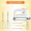 (As show, One size) 3 Sets Hand Mixer Beaters Attachments compatible with Replacement W10490648 2