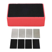 (As show, One size) Diamond Polishing Pad Soft Resilience Recyclable Lightweight Sanding Block for Tile Trimming