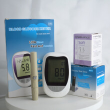 Blood Glucose Meter with 50 Test Strips Glucometer Kit Code Free Diabetes Test with Lancets Blood Sugar Monitor Mg/mmol