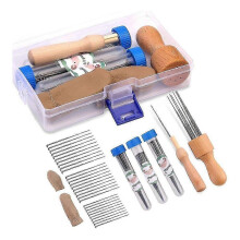 (As show, One size) Wool Felting Needle Tools, Wool Felting Tool Kit with 3 Sizes Felting Needles and 1/8 Needle Wooden