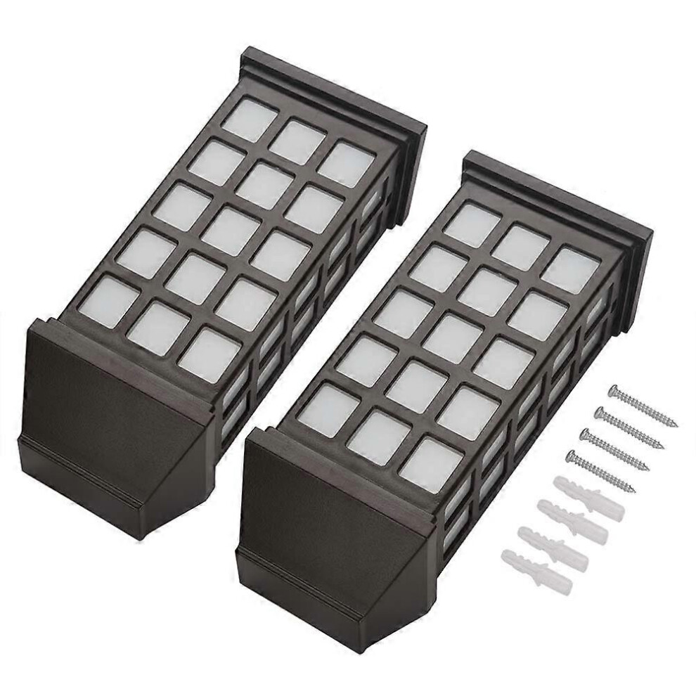 (As show, One size) 2Pcs Solar Panel Powered LED Lamps Outdoor Courtyard Waterproof Self-Charging Light(White)-image-OPC-PHGB969-NEW