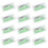(As show, One size) 12 Pcs/Set Needle Suture Nylon Monofilament Thread 3/0 3