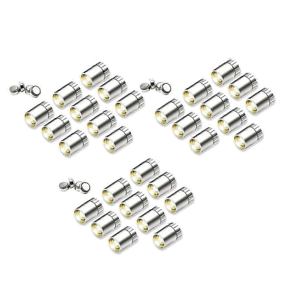 Kikidex (As Show, One Size) 30 Pcs Miniature Led Lights,Tiny Lights Compatible With Hand Craft,Mini Led Lights,Miniature Lights Compatible With Toy Brick Buil