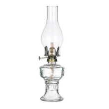 (As show, One size) Rustic Oil Lamp Vintage Glass Coal Lamp Oil Lamps compatible with Indoor Use Home Decor Lighting Oil Lantern Wh