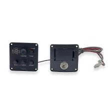 (As show, One size) Acoustic Guitar Pickup ISYS+ EQ Preamp System compatible with Acoustic Guitarra Amplifier Adjustable Sound Guit