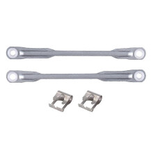 (As show, One size) compatible with Punto 99-06 Windscreen Wiper Linkage Bars Rods + CLIPS RHD Vehicles