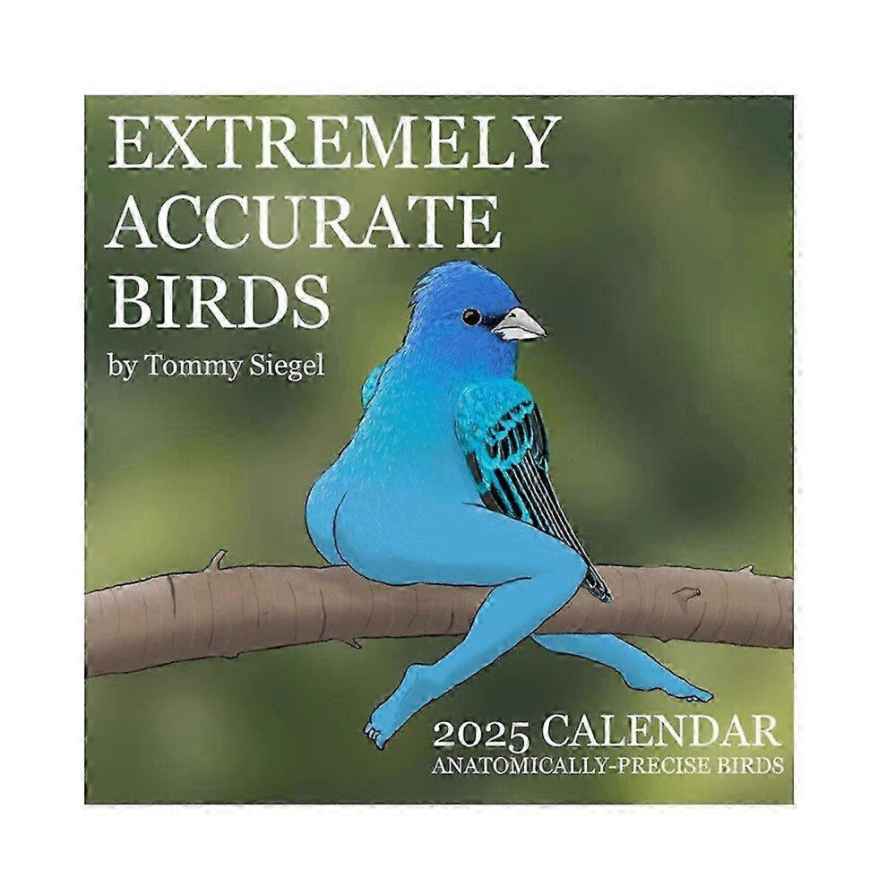 Kikidex (As Show, One Size) 2025 Extremely Accurate Birds Calendar Decorative Wall Monthly Calendar Compatible With Bird Lovers Room Calend
