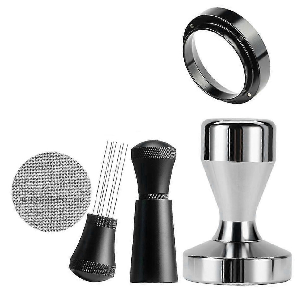 Kikidex (As Show, One Size) 54Mm Espresso Coffee Accessories Kit Espresso Tamper Set Compatible With 8 Series: 54Mm Coffee Tamper Kit With Accessories