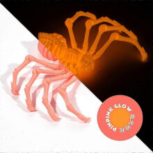 (24Cm Luminous Powder) 3D Printing Movable Elastic Spider Simulation Toy Shrink Joint Movable Integrated Model
