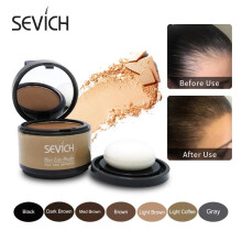 (Dark brown) Sevich Magical Fluffy Hairline Powder Hair Line Shadow Hair Concealer Root Cover Up Gray Coverage Unisex Instantly 8 Color
