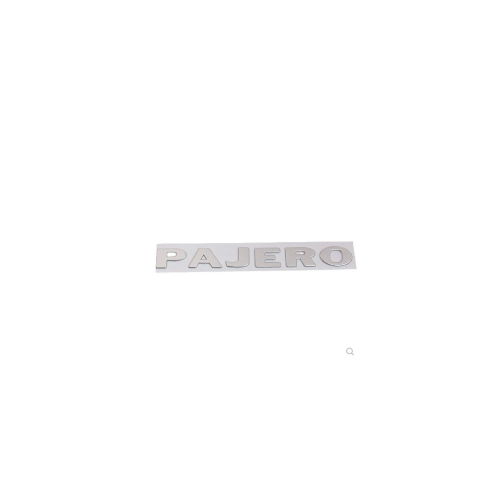 For Mitsubishi Pajero Badge Chrome Rear Tailgate Boot Matte Trunk Uk Silver 6963793560523