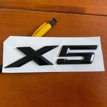 Gloss Black Car Letter Number Rear Trunk Boot Badge Emblem For BMW X5 Series UK