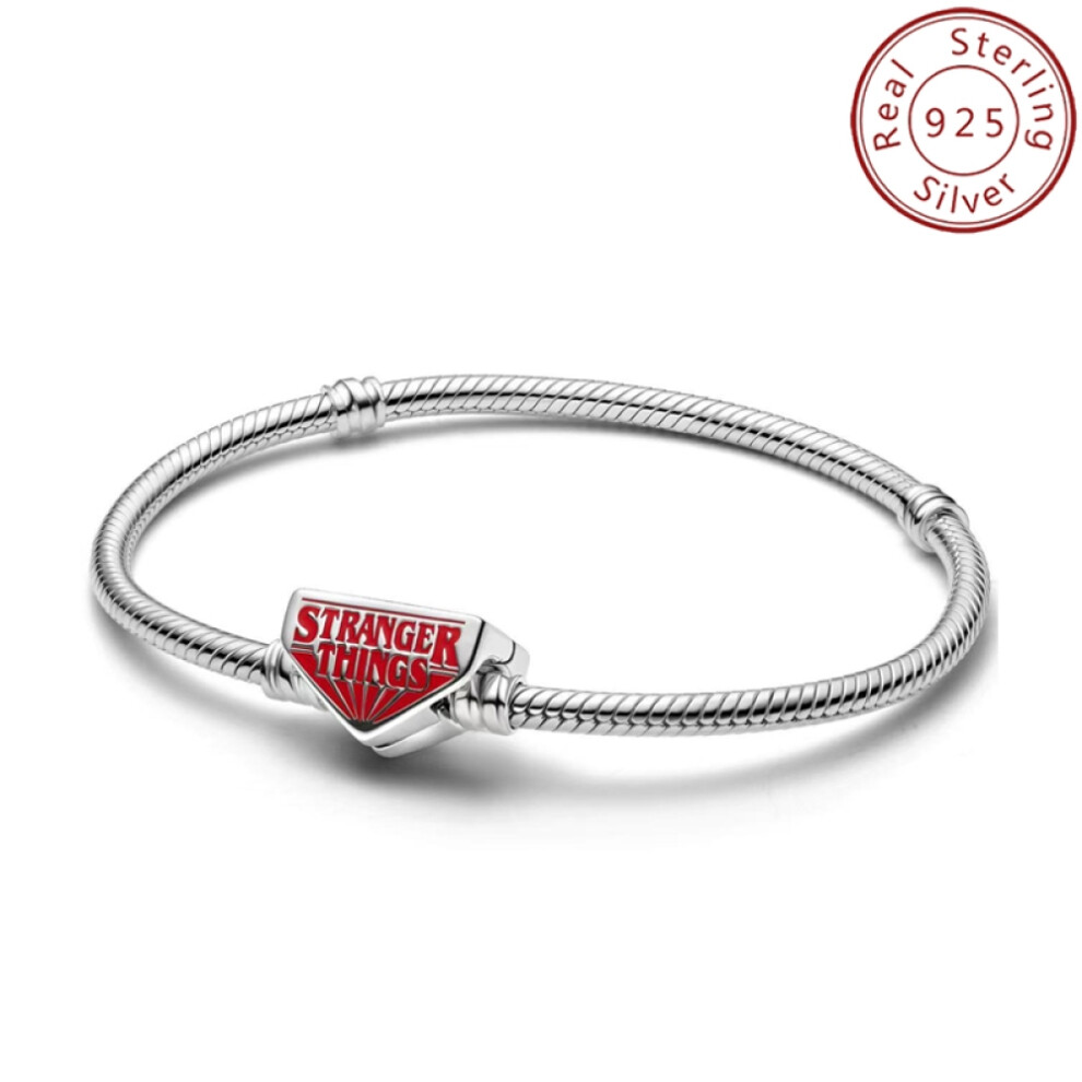 (GW1-18) 2025 Hot Toy Strange Thing 925 Sterling Silver Beads Compatible Original Brand 1:1 Logo Bracelet Original DIY Jewelry Pendant Gift, New Hot Series