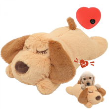 Sleep Aid & Anxiety Relief Plush Dog Purring Toy For Dog Kitties