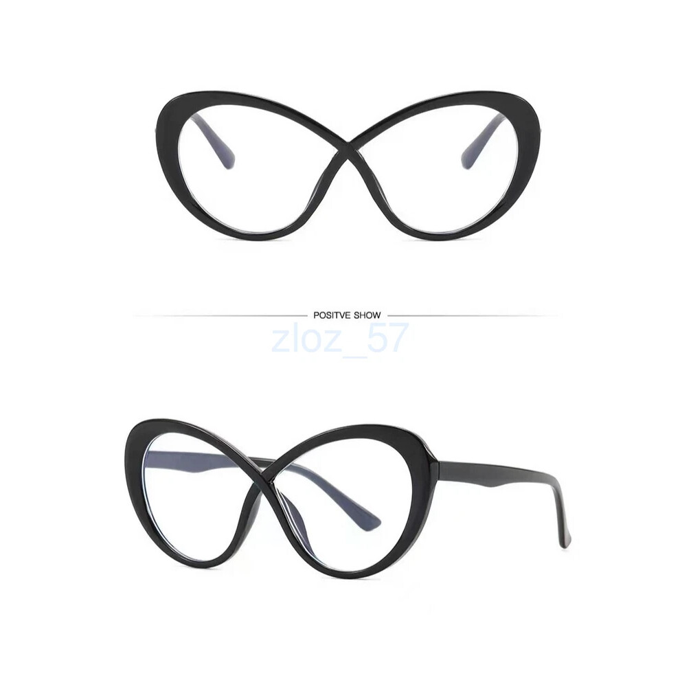 (Black) Anti Blue Light Oversized Reading Glasses for Women Square Frame-image-OPC-PHGBS8K-NEW