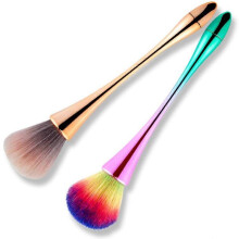 2 Pcs Nail Brushes Remove Dust Powder for Acrylic Nails Makeup Brushes Manicure Brush Clean Up Tools Nail Art Brush Set